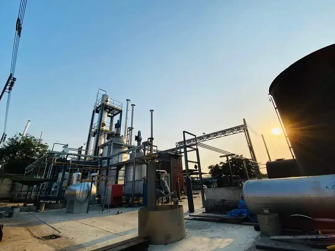 ECI plant at dusk